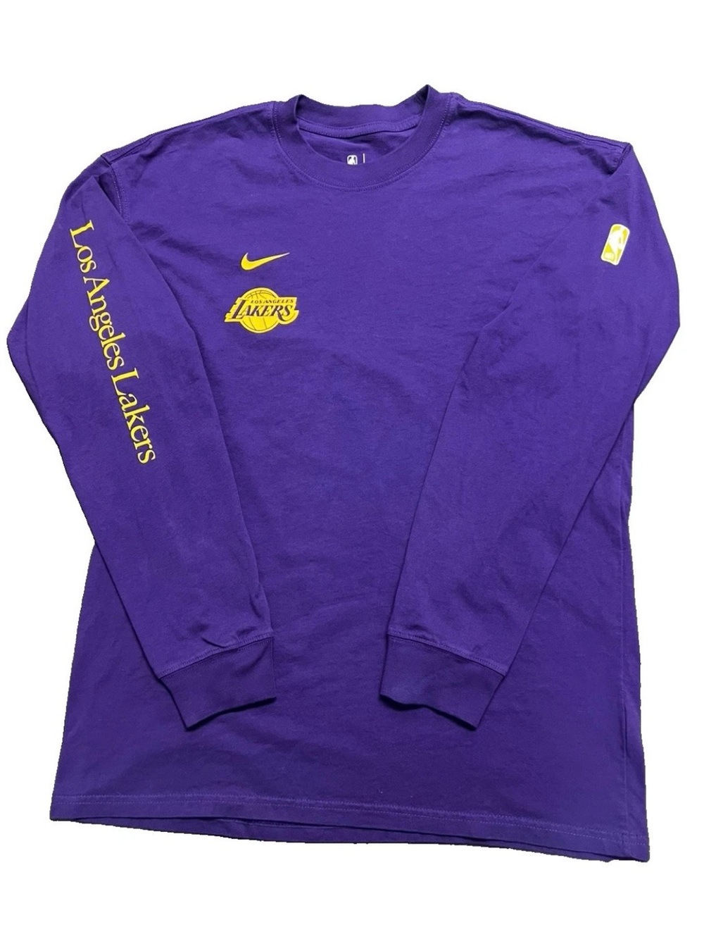 Nike LA Lakers Courtside Max90 Long Sleeve Shirt Medium